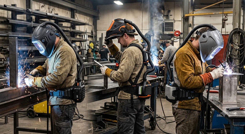 PAPR Welding Helmet Systems Compared